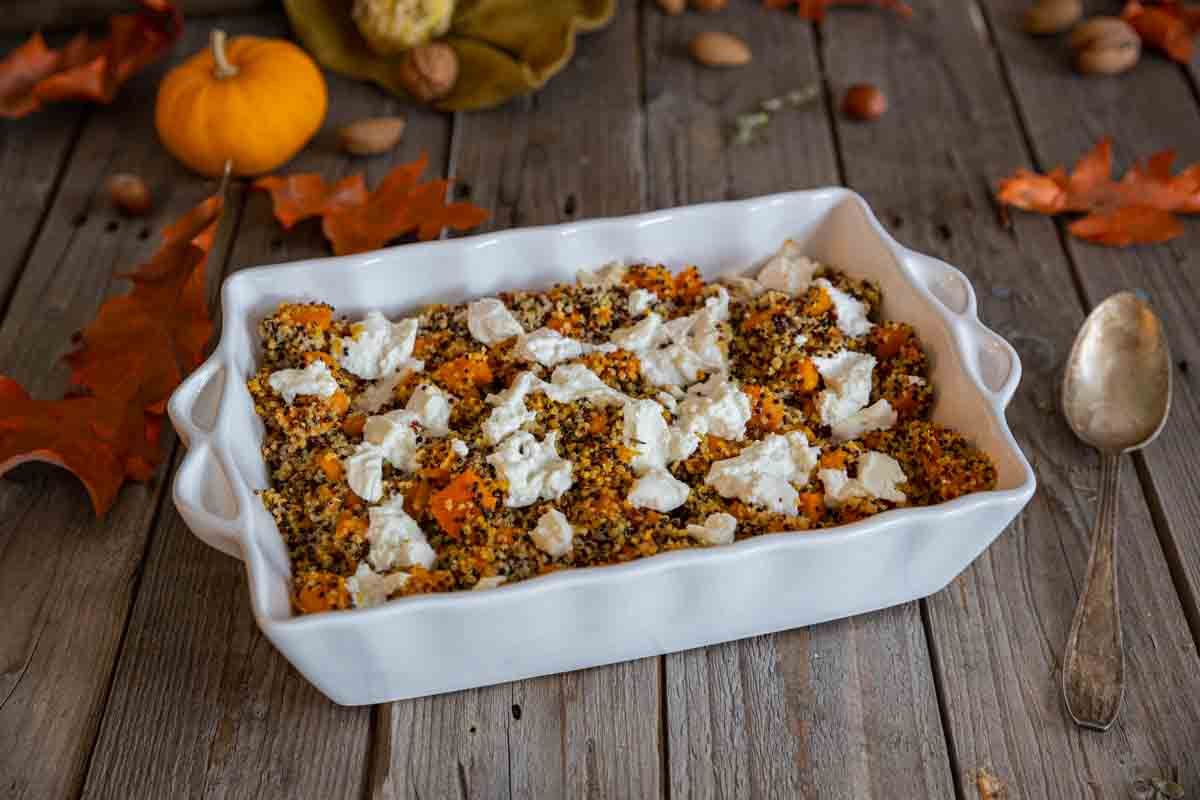 Éveillez vos papilles avec un gratin de patates douces et potimarron