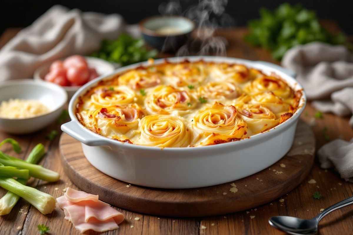 Redécouvrez le gratin d'endives au jambon : un délice réinventé pour cet automne