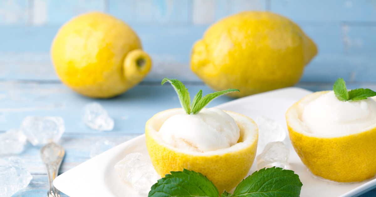 Préparez un sorbet au citron maison pour un été rafraîchissant