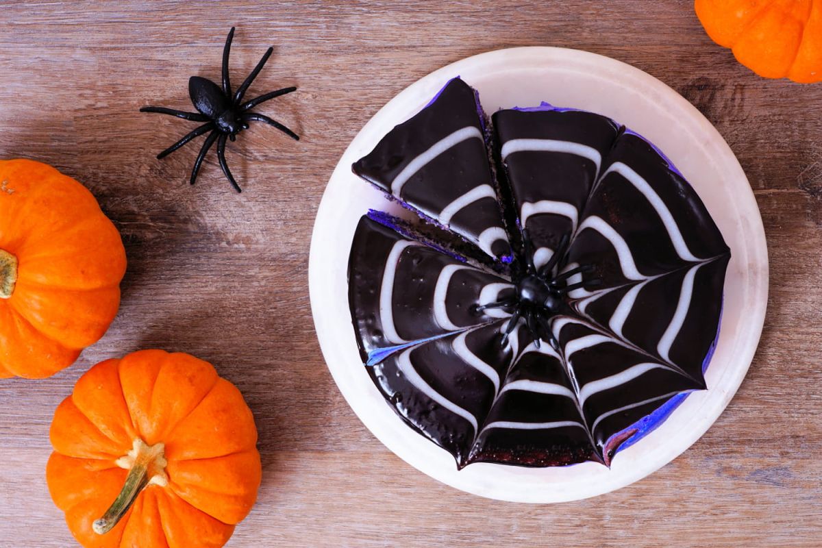 Un zebra cake d'Halloween qui fait frissonner de plaisir
