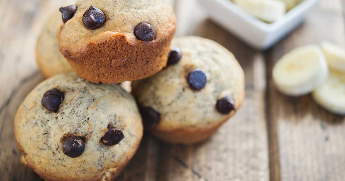 Muffins à la banane et chocolat : le goûter parfait pour toute la famille