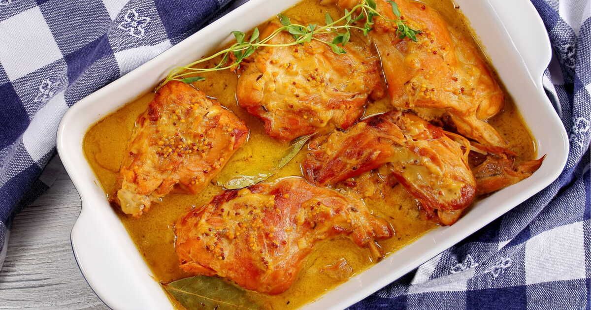 Un délice de lapin à la moutarde au four : la recette incontournable