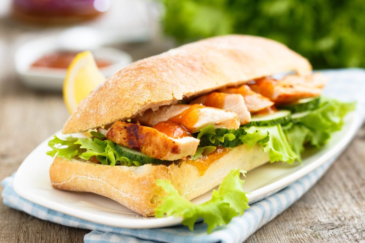 Le sandwich au poulet de Guillaume Sanchez