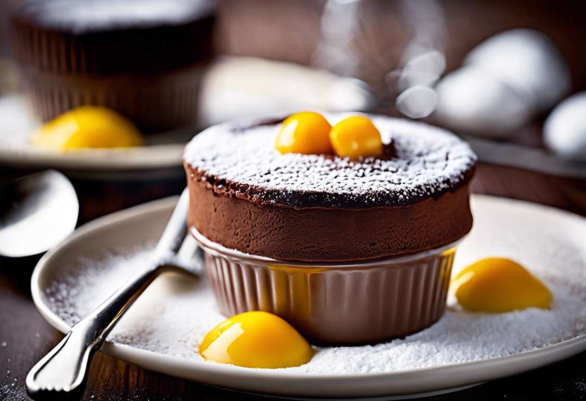 Une touche de magie avec ce soufflé au chocolat