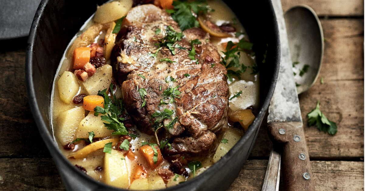 Une échine de porc rôtie aux poires pour une explosion de saveurs