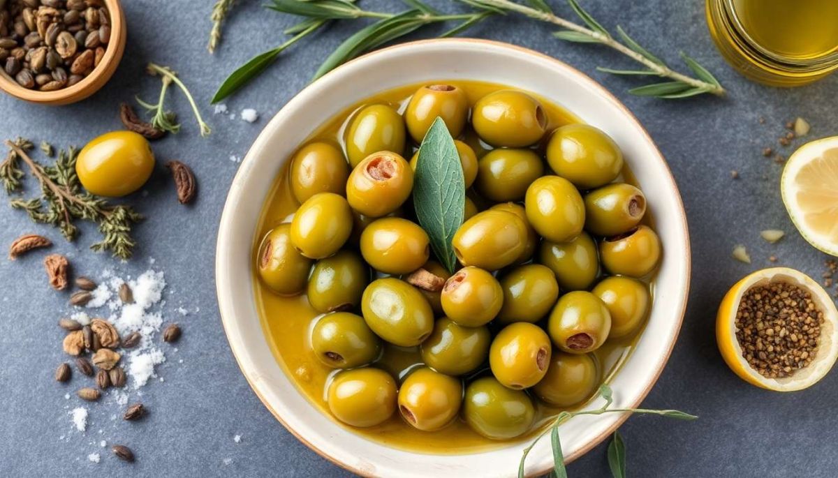 Découvrez la recette incontournable des olives à la grecque