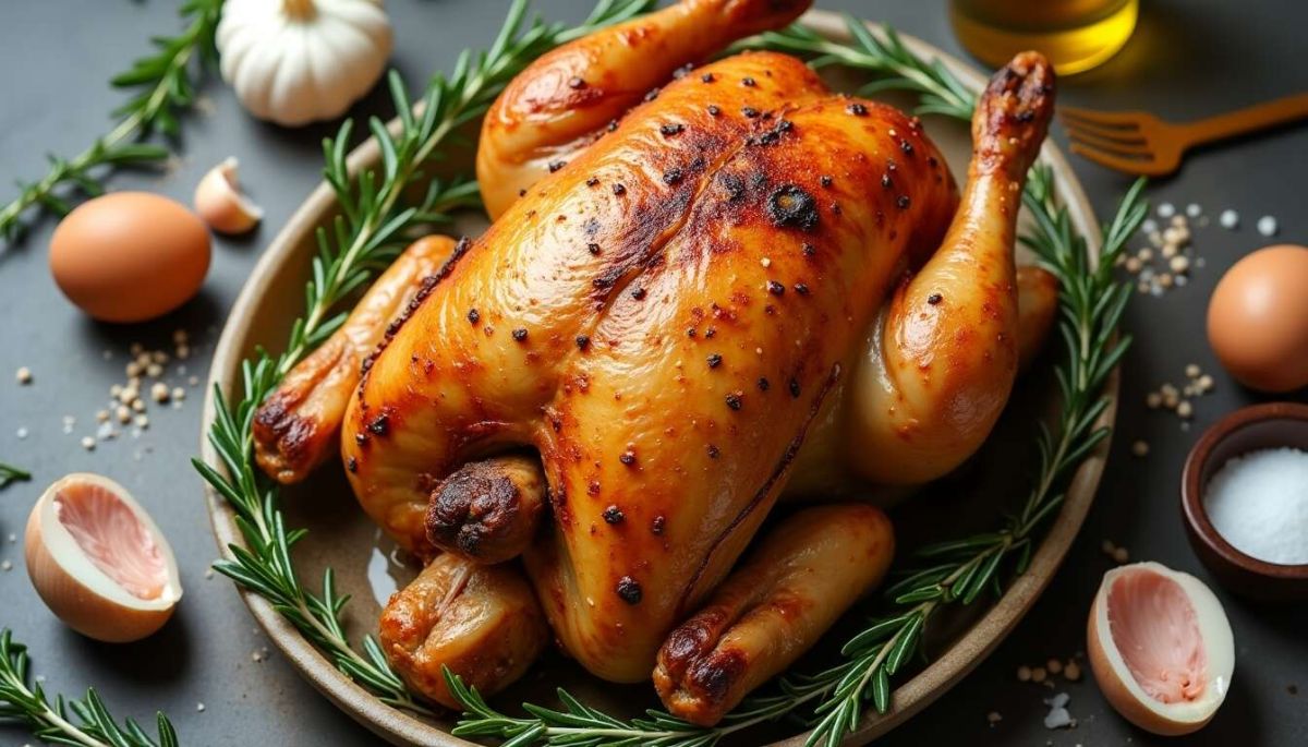 Le poulet rôti à l'airfryer, une recette rapide et délicieuse