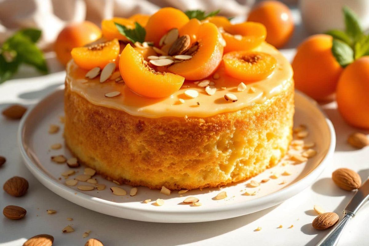 Un gâteau d'été irrésistible : la douceur abricots-amandes à portée de main