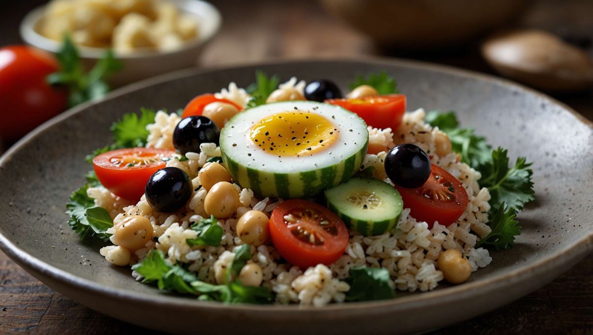 Salade de riz à IG bas : recette facile et saine