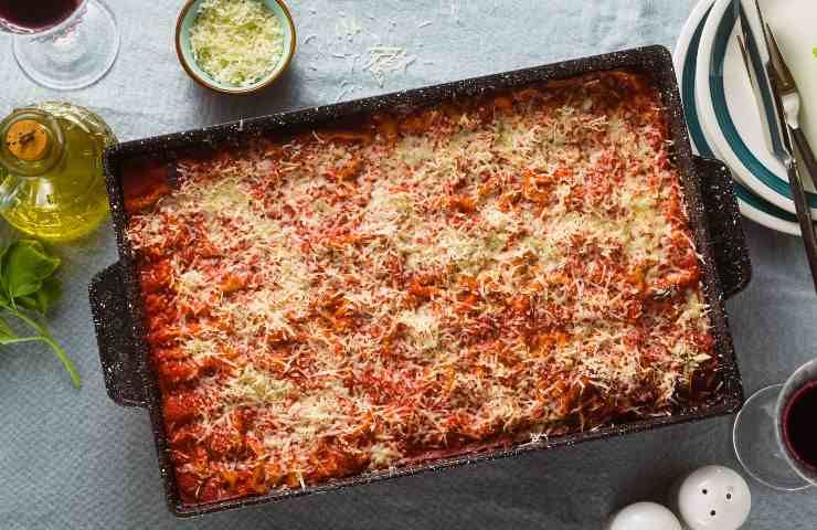 un repas léger qui impressionne : lasagnes aux lentilles rouges et ricotta