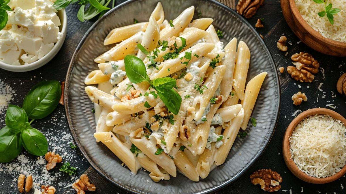 Penne au gorgonzola : la recette italienne qui va séduire vos invités