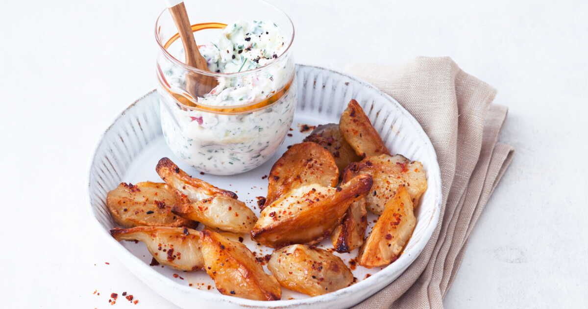 Topinambours rôtis aux épices