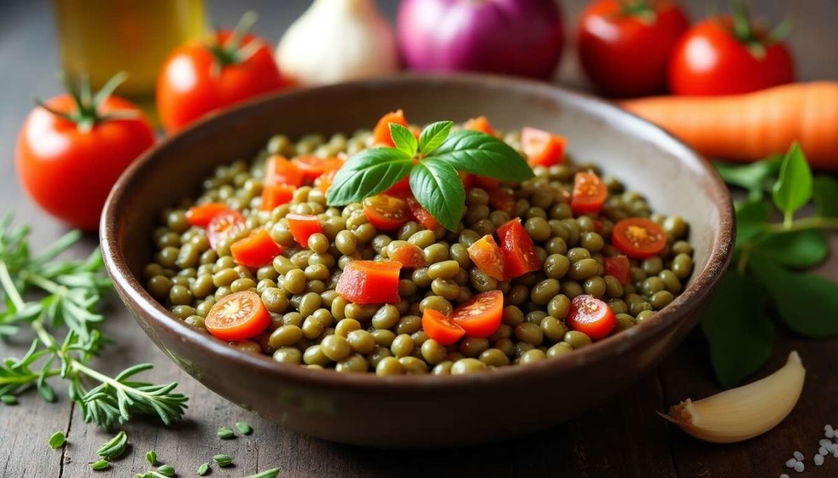 Découvrez la recette réconfortante des lentilles à la tomate