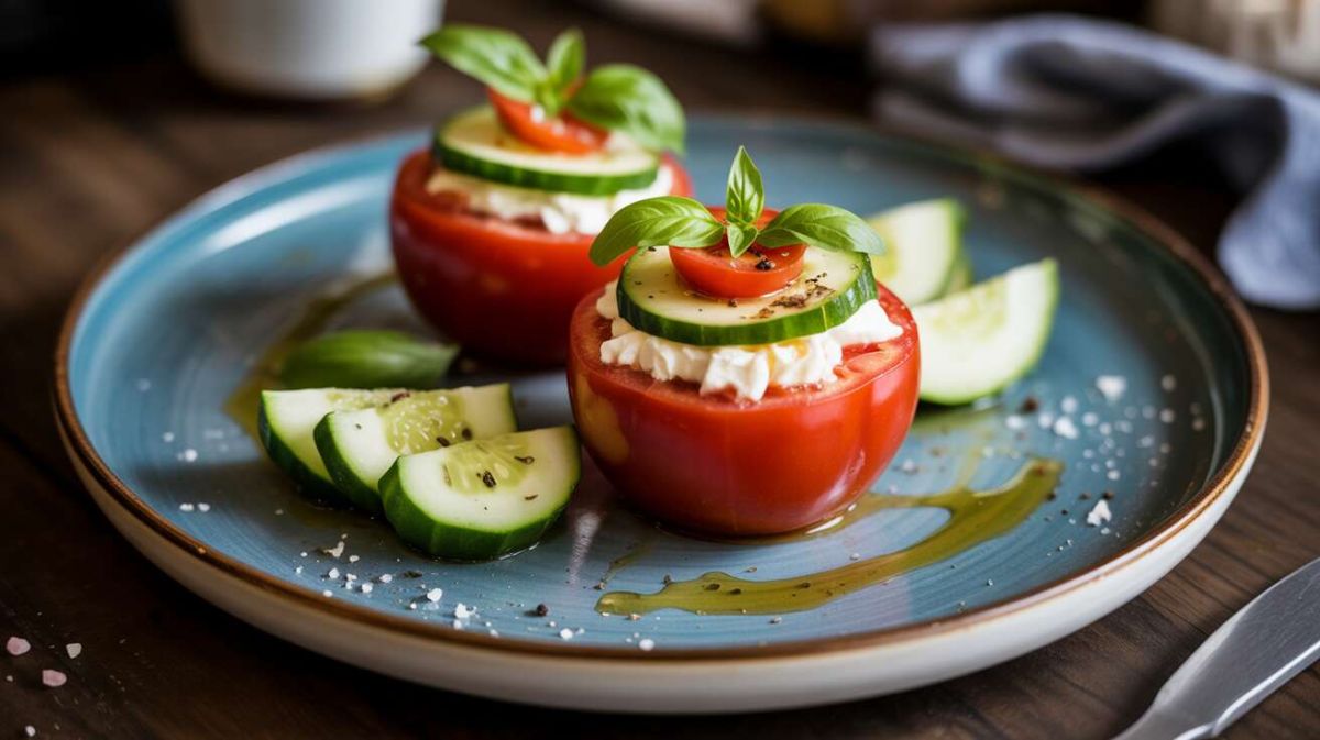 Des tomates farcies pour une explosion de fraîcheur