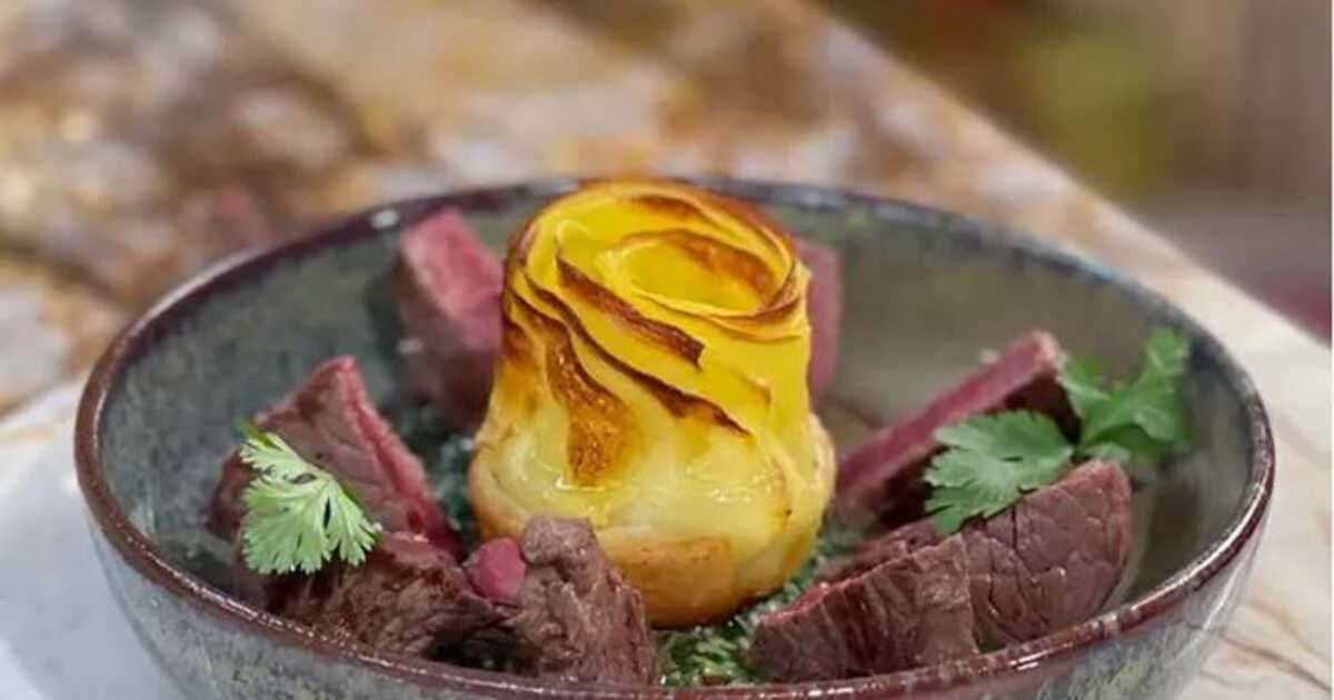 Cyril Lignac dévoile sa recette raffinée de filet de bœuf au chimichurri