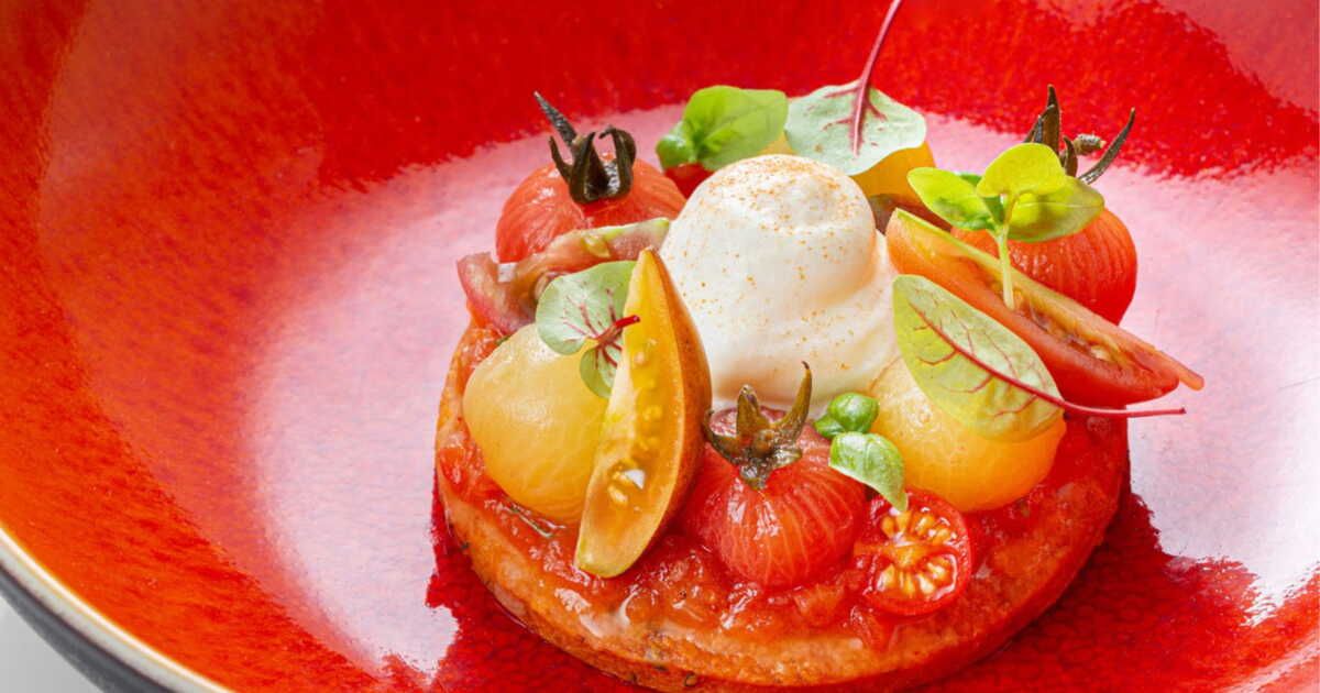 Savourez la tarte fine de tomates du chef étoilé Christophe Schmitt