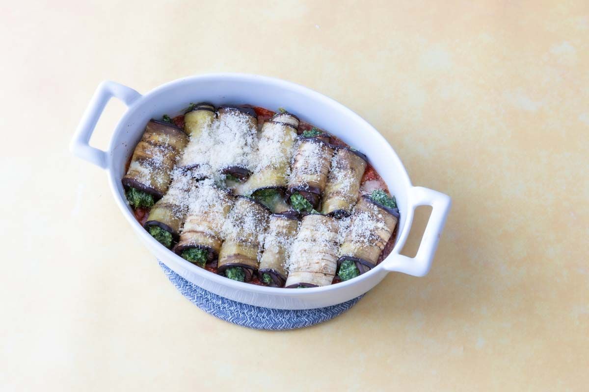Cannellonis d'aubergine