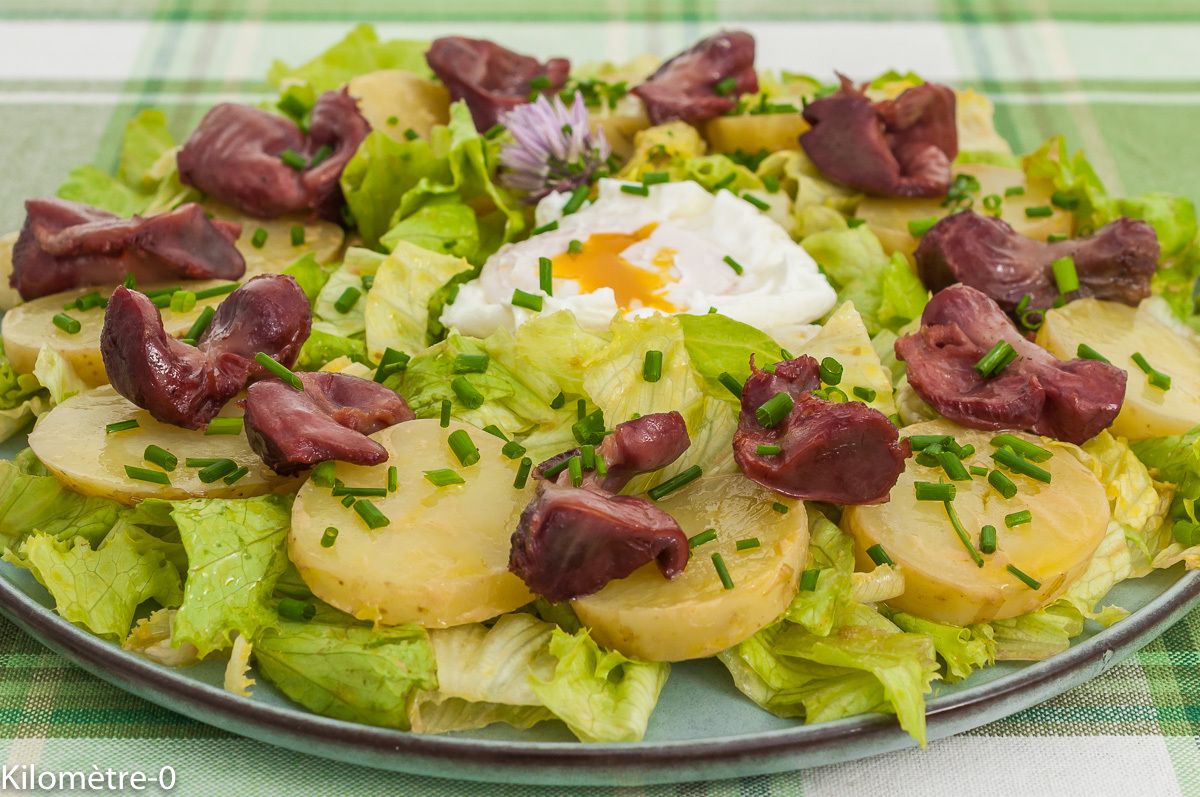 Savourez une salade aux gésiers et pommes de terre : un voyage culinaire