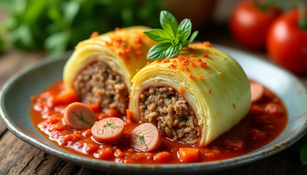 Chou farci à la sauce tomate : une recette qui réveille les traditions
