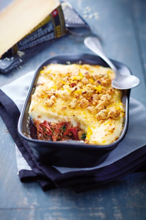 Un parmentier gourmet au confit de canard et aux notes d'orange