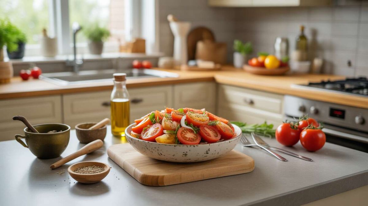 Réinventez votre salade de tomates : découvrez un assaisonnement inattendu