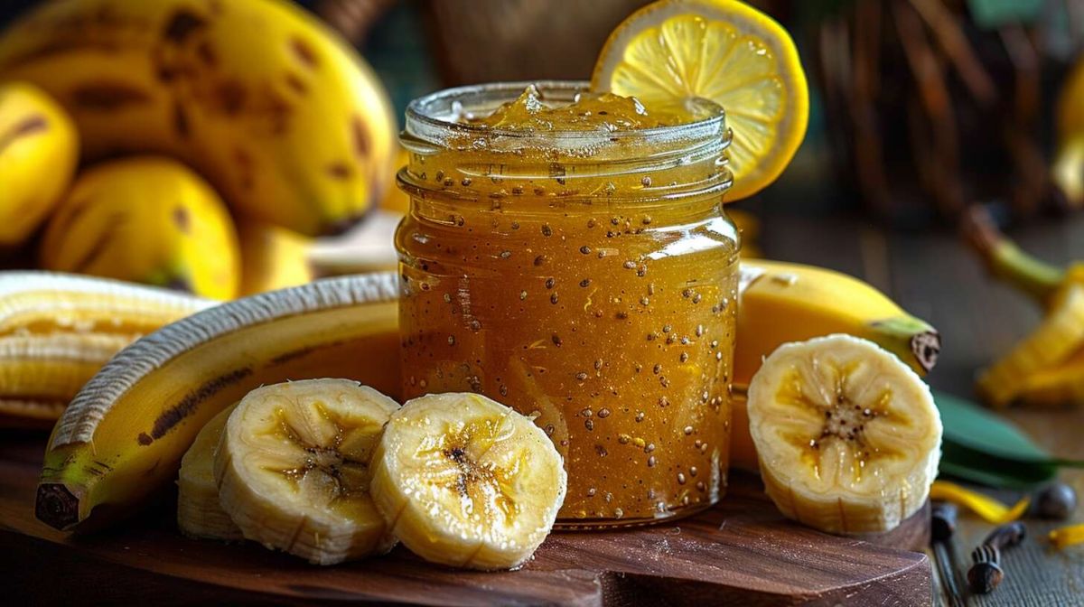 Éveillez vos papilles avec une confiture de bananes maison facile