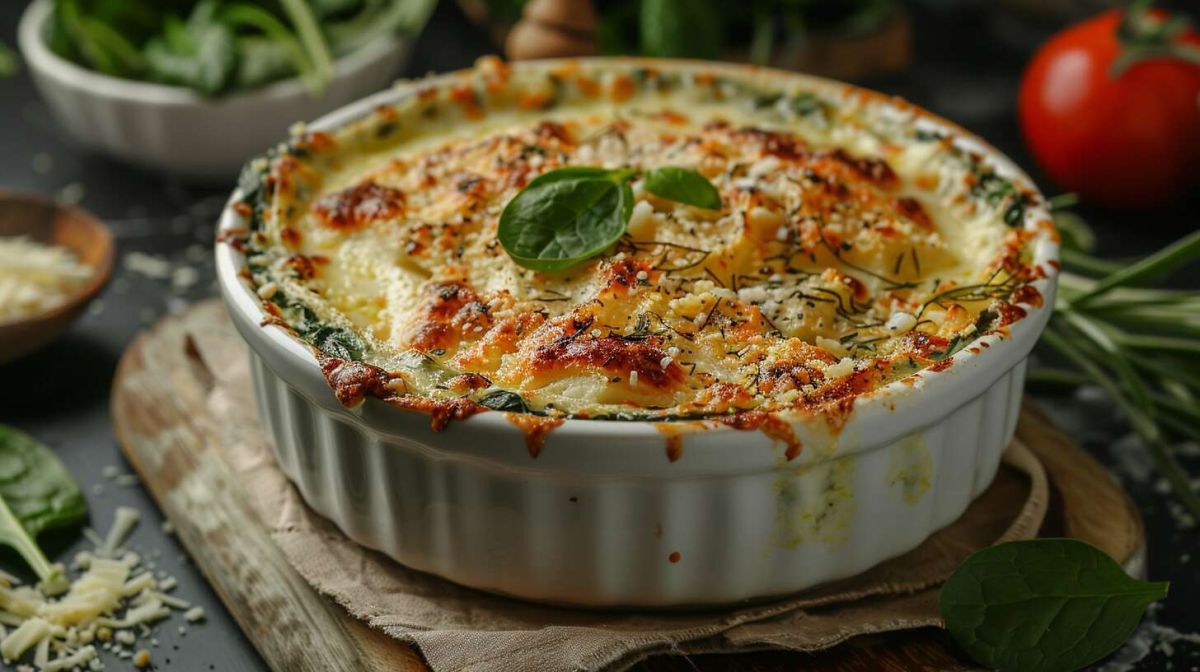 une recette de gratin d’épinards réconfortant à tester absolument