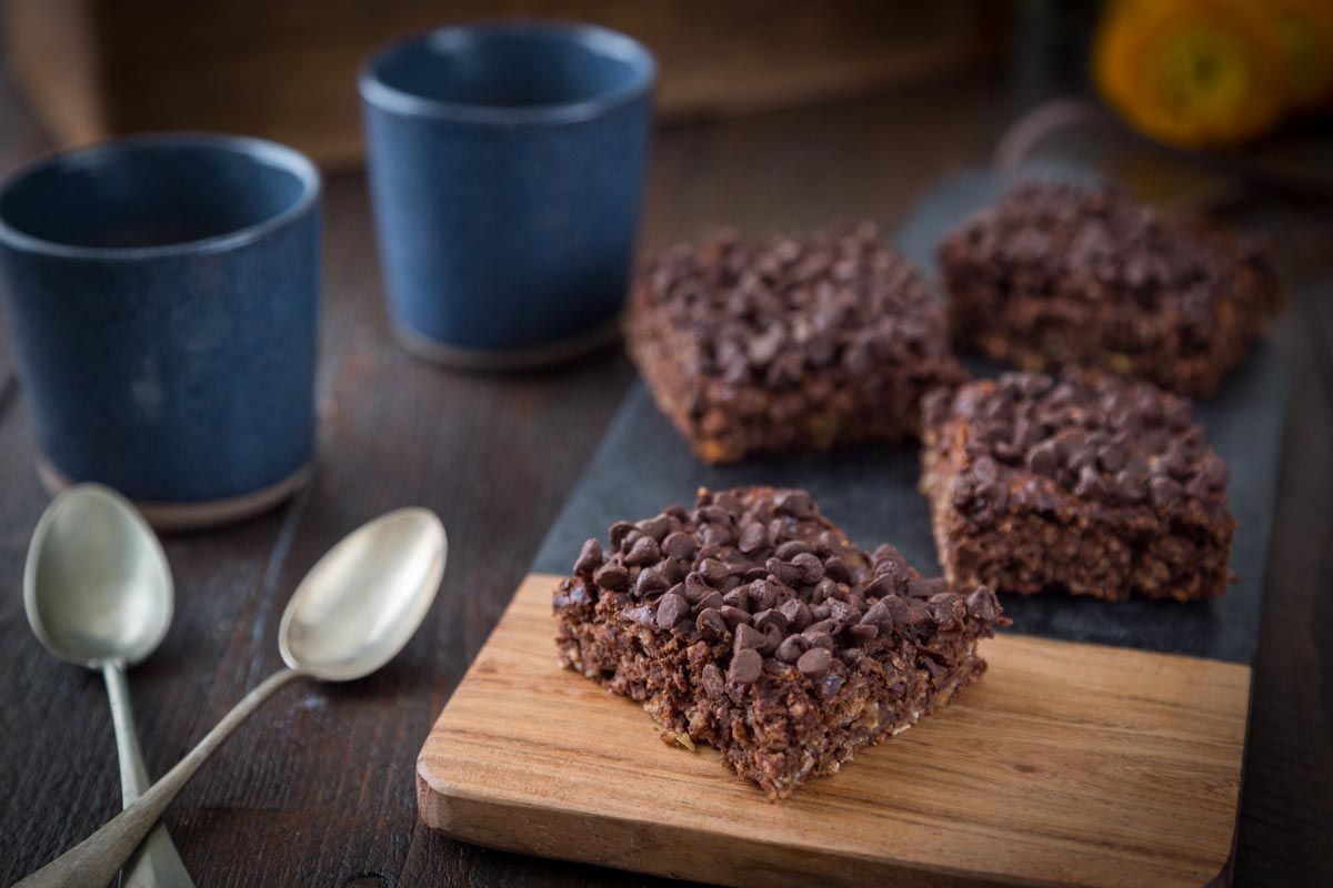 Brownie vegan aux flocons d'avoine