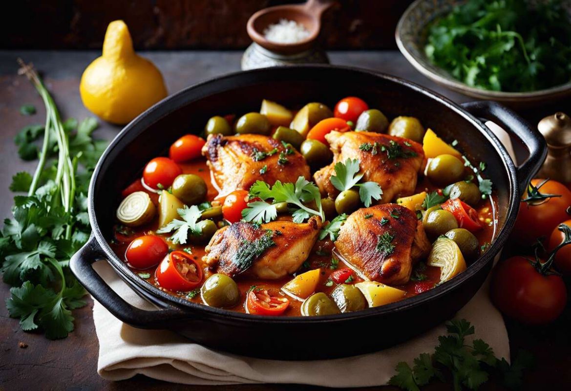 Un voyage culinaire avec le tajine de poulet aux légumes