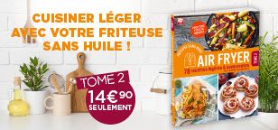 Découvrez 78 nouvelles recettes pour sublimer votre air fryer