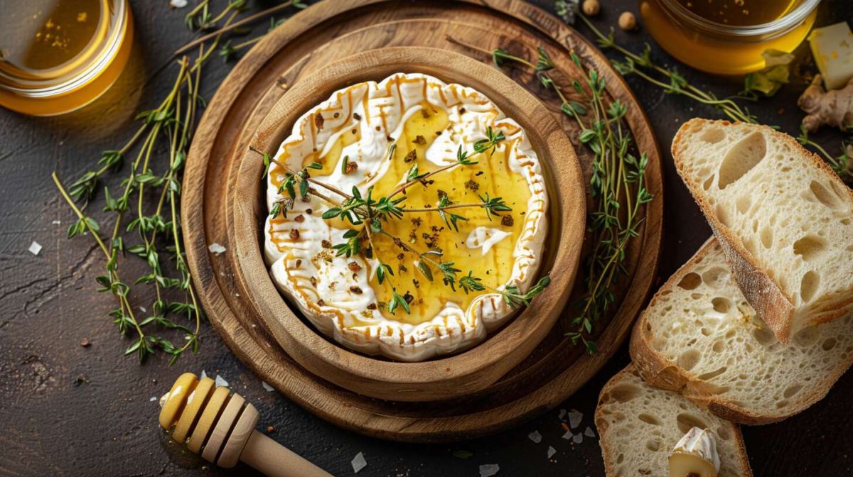 Sublimez vos repas avec ce camembert rôti au miel