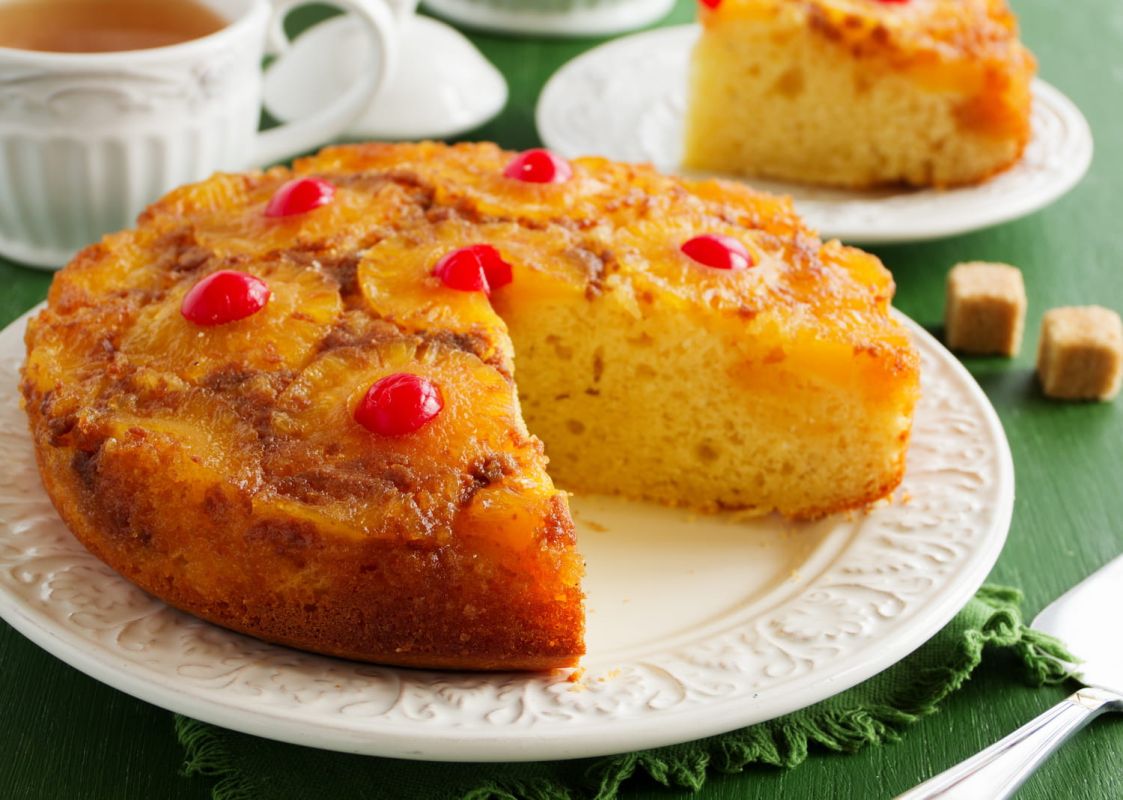 Découvrez le secret d'un gâteau renversé à l'ananas irrésistiblement moelleux