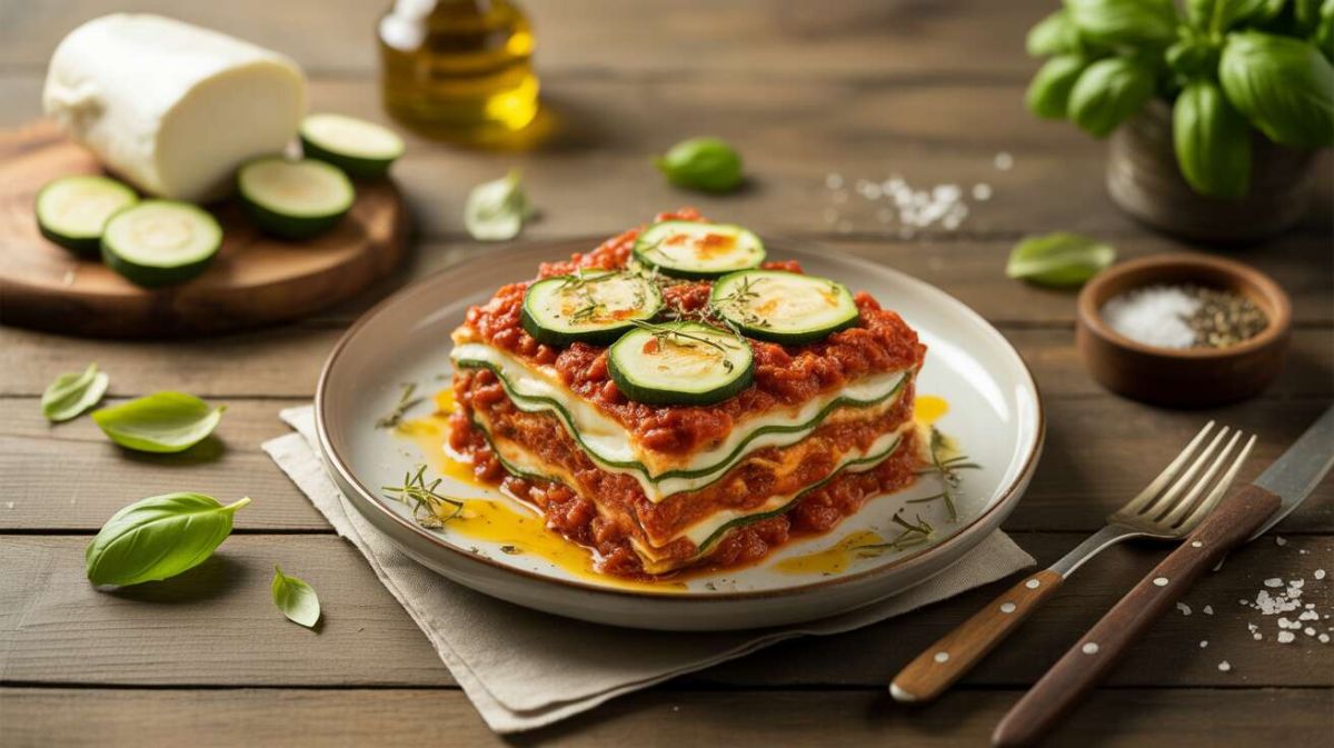 Lasagnes mozzarella et courgettes : une recette rapide qui ravira vos convives