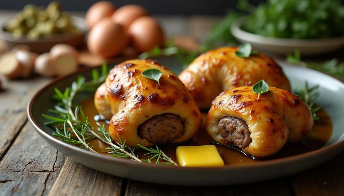 Une recette élégante de cailles farcies au four pour impressionner vos invités