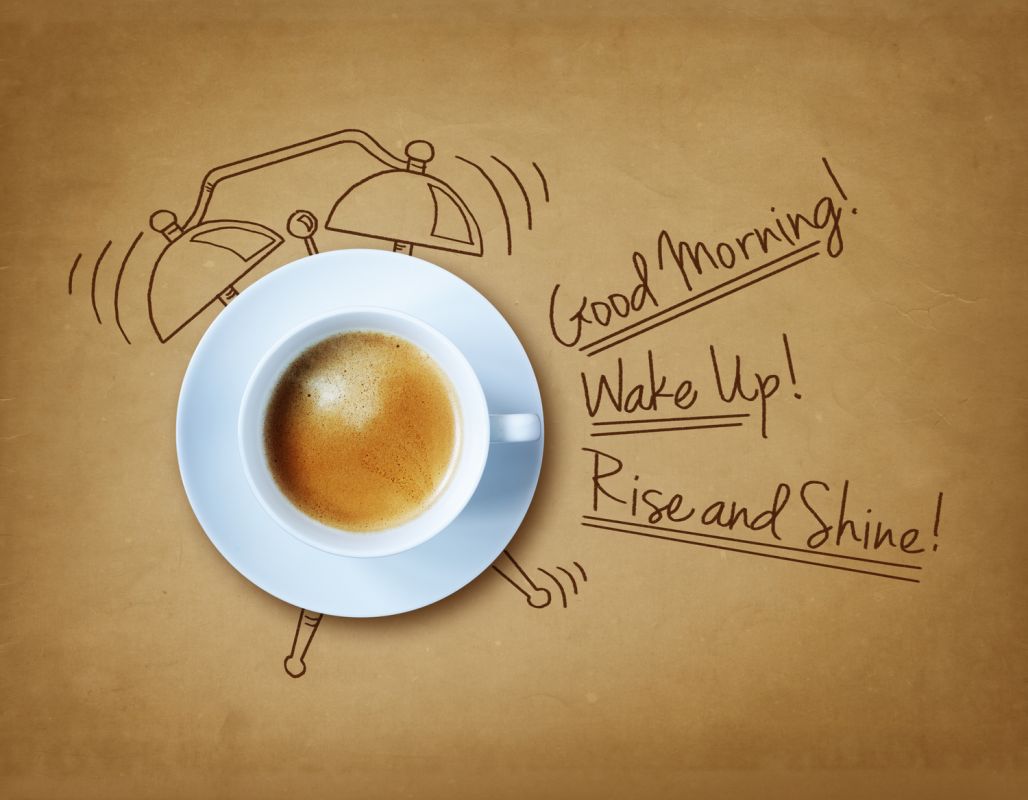 Le moment idéal pour savourer votre première tasse de café