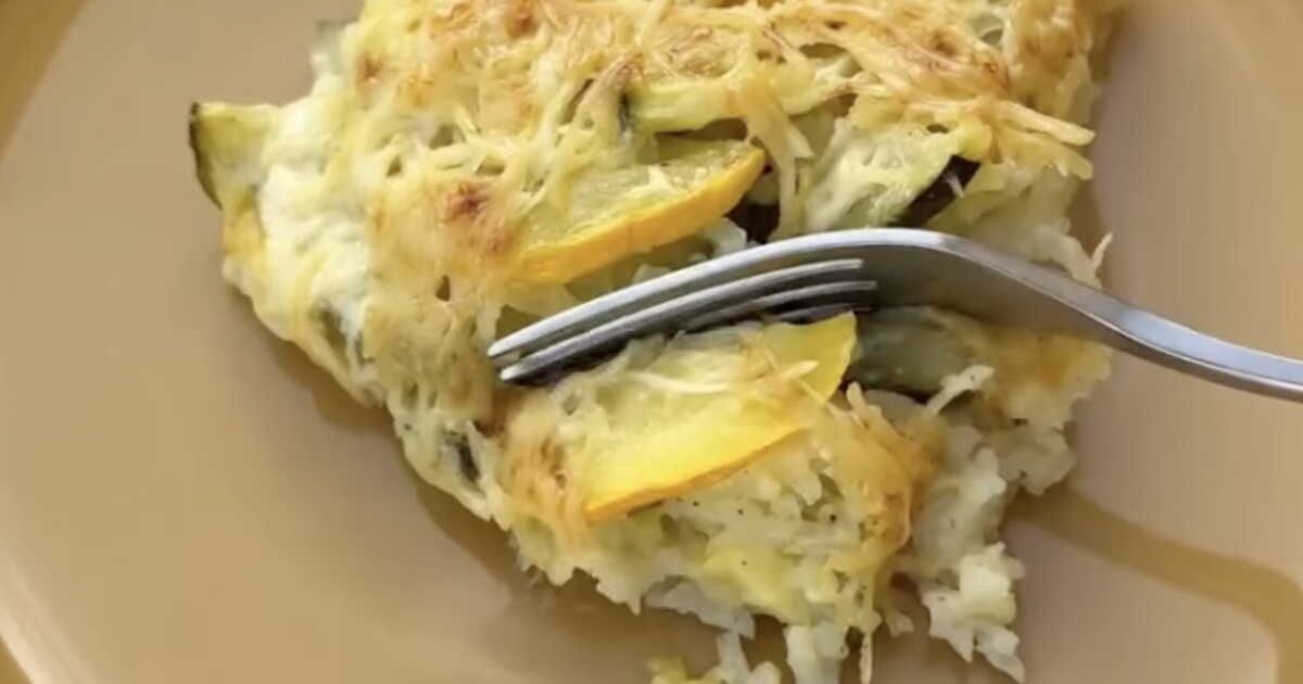 un gratin de courgettes et riz pour un été savoureux