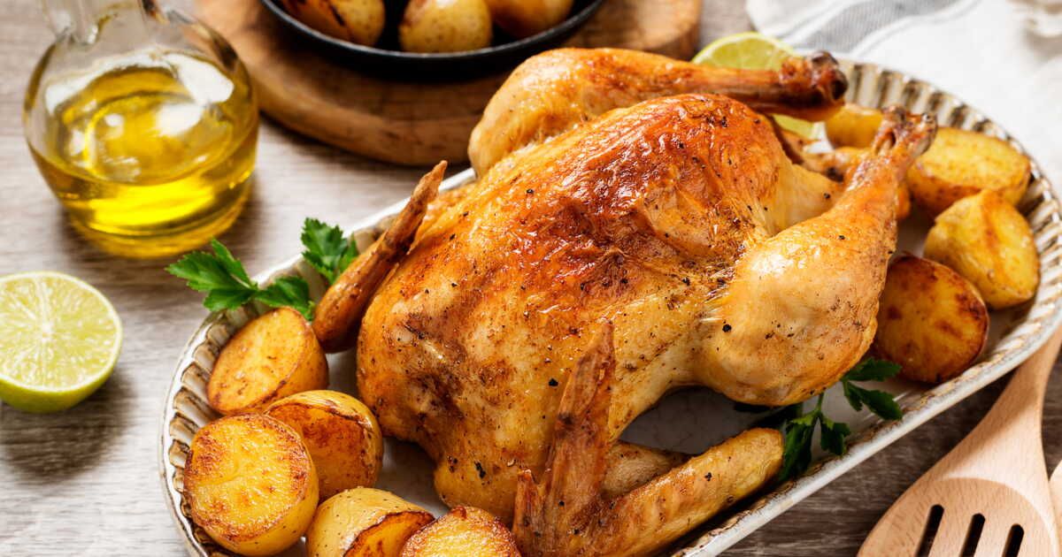 Un poulet rôti aux saveurs méditerranéennes avec Cyril Lignac