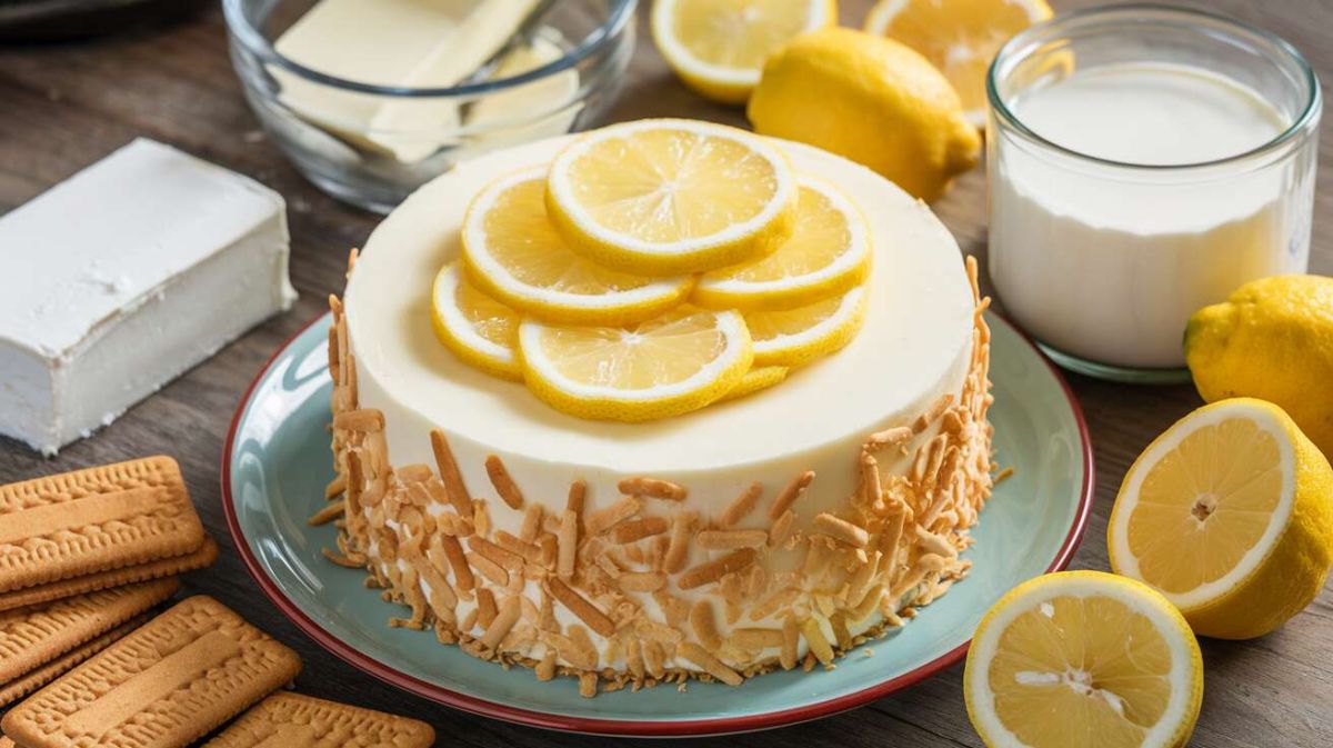 Un délice rafraîchissant : le gâteau au citron sans cuisson à essayer chez soi